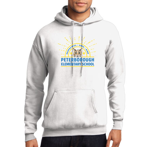 Adult Unisex Pullover Hoodie (White) Thumbnail